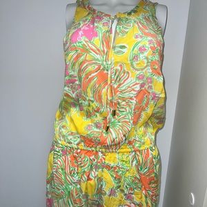 Lilly Pulitzer yellow romper